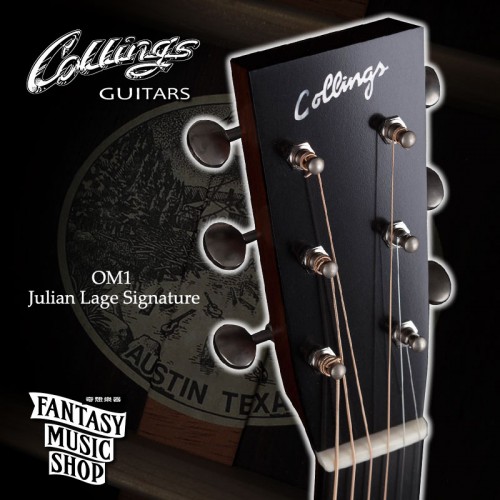 Collings OM1 Julian Lage Signature 簽名琴 全單板 民謠吉他