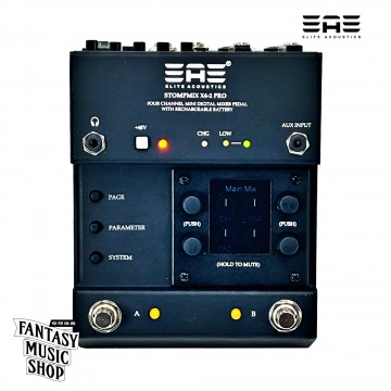 EAE | StompMix X4-2 Pro 木吉他前級 四軌 | 多功能 可充電 前級混音器