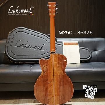 Lakewood M25C 50年珍稀歐洲雲杉 黑胡桃木 全單板手工民謠吉他 