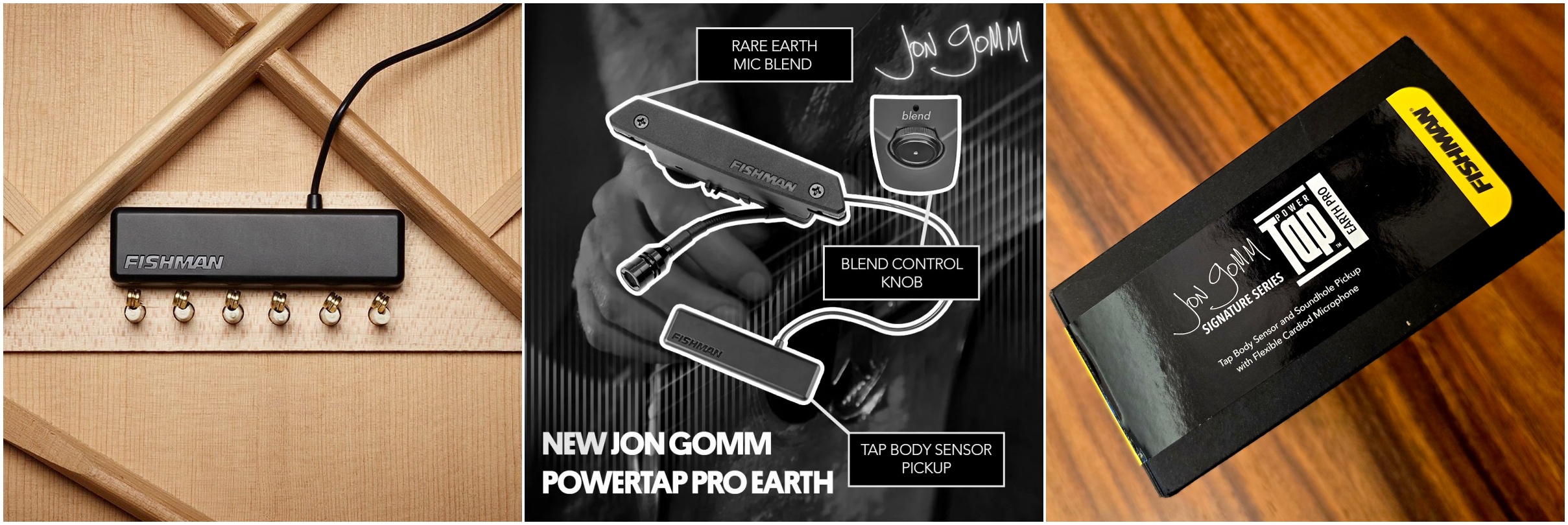 Jon Gomm 簽名款拾音器 Fishman PowerTap